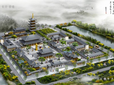 罗源寺庙建筑总体规划方案